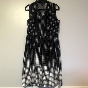 12p Boutique Dress (Black and White)
